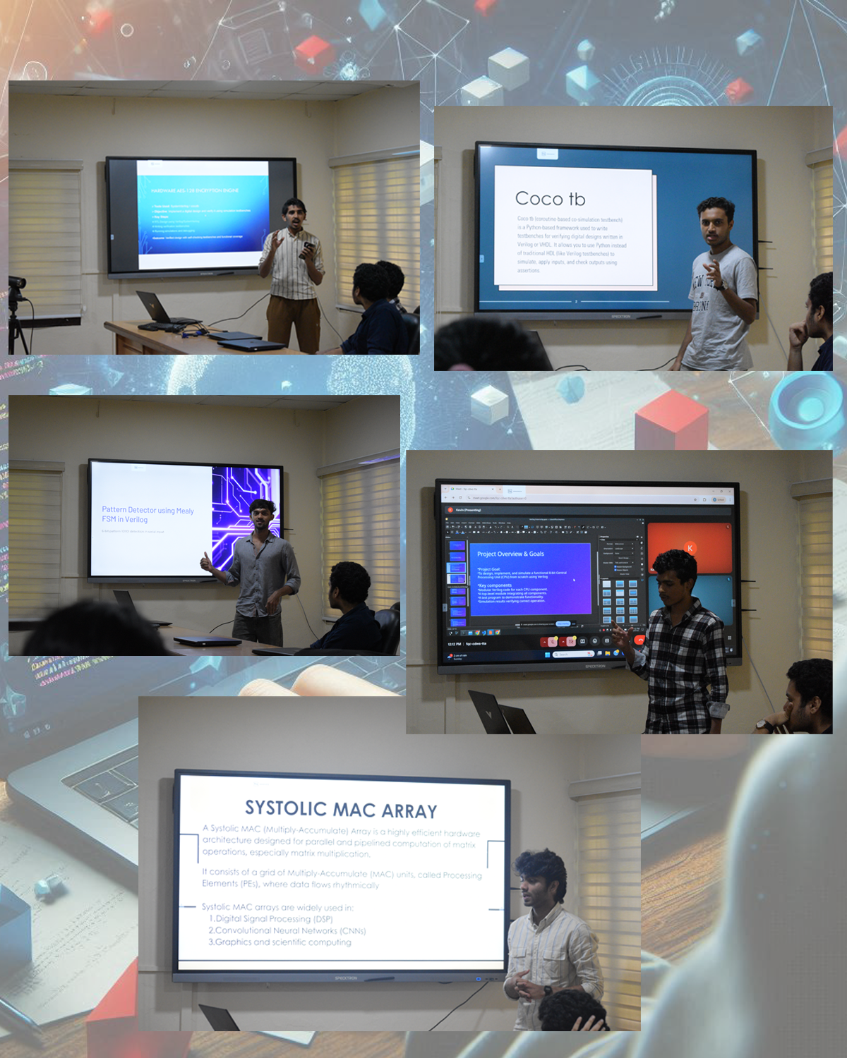 Verilog internship final presentation session